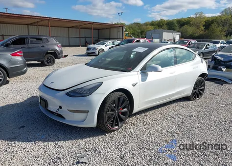 2020 Tesla Model 3 Performance Dual Motor All-Wheel Drive from USA, damaged, VIN 5YJ3E1EC7LF623838